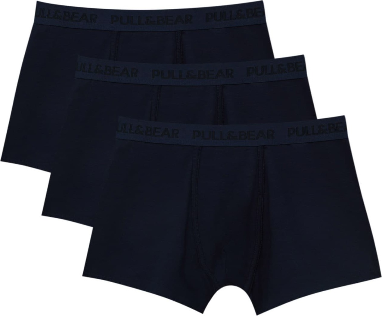 Pull&Bear Boxerky noční modrá / černá