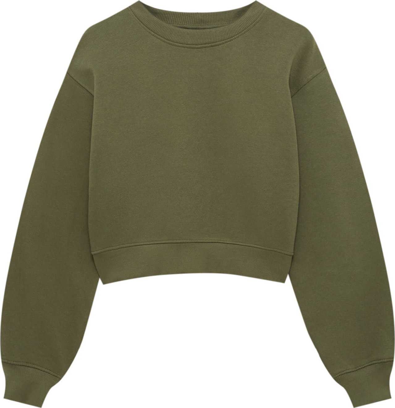 Pull&Bear Mikina khaki