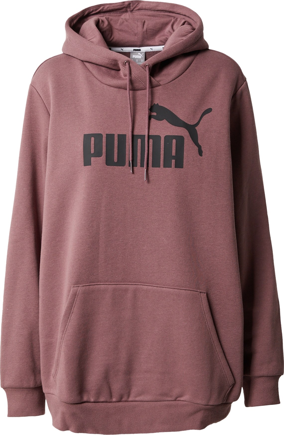 PUMA Sportovní mikina švestková / černá