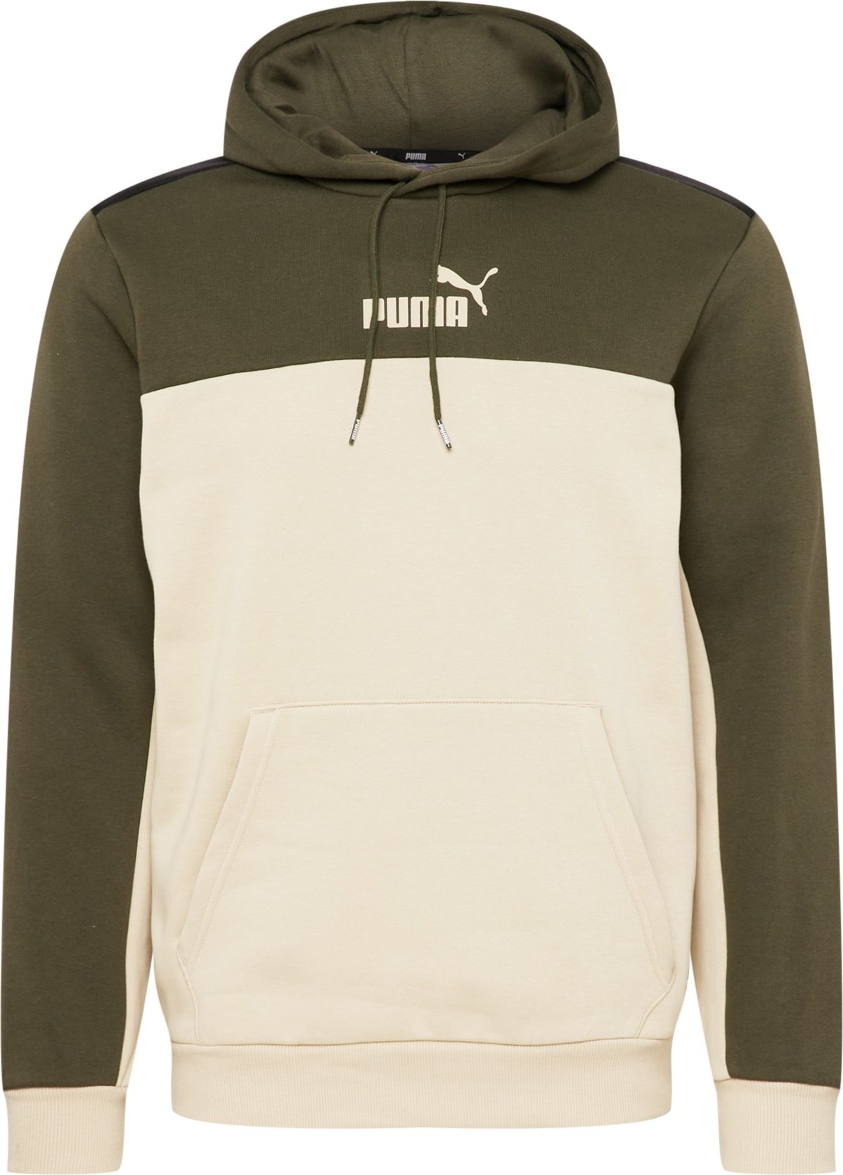 PUMA Sportovní mikina tmavě béžová / khaki