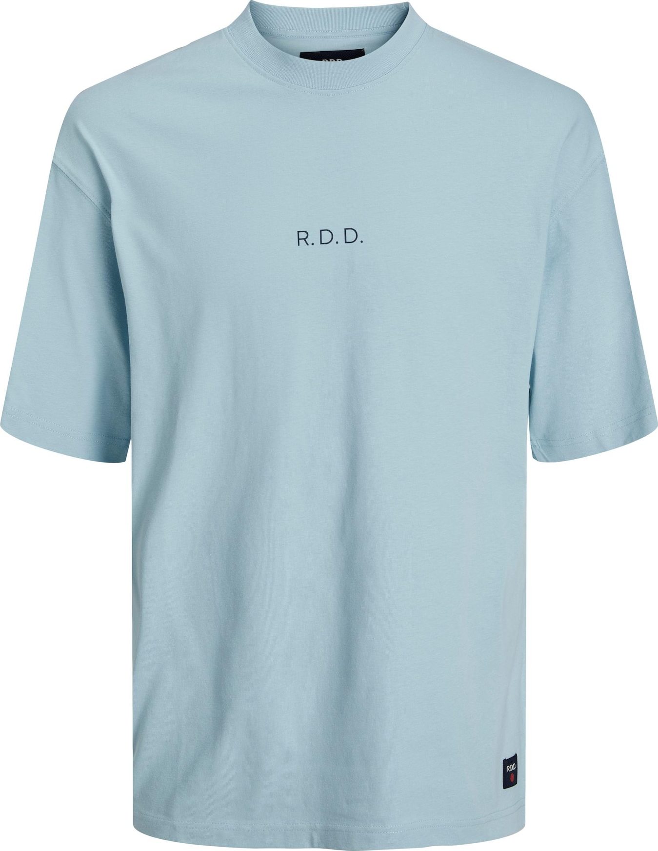 R.D.D. ROYAL DENIM DIVISION Tričko světlemodrá / černá