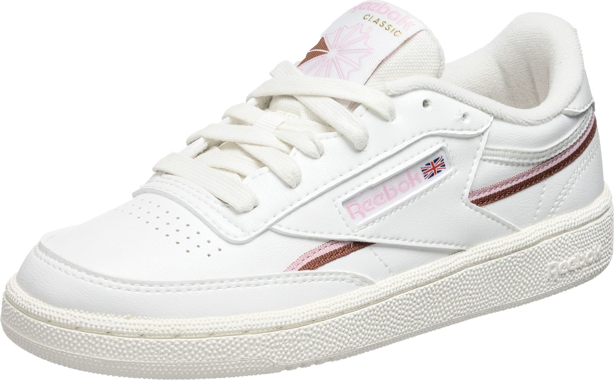 Reebok Classics Tenisky 'Club C 85' pink / rezavě červená / bílá