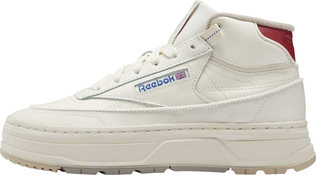 Reebok Classics Kotníkové tenisky 'Club C Geo' béžová / modrá / červená