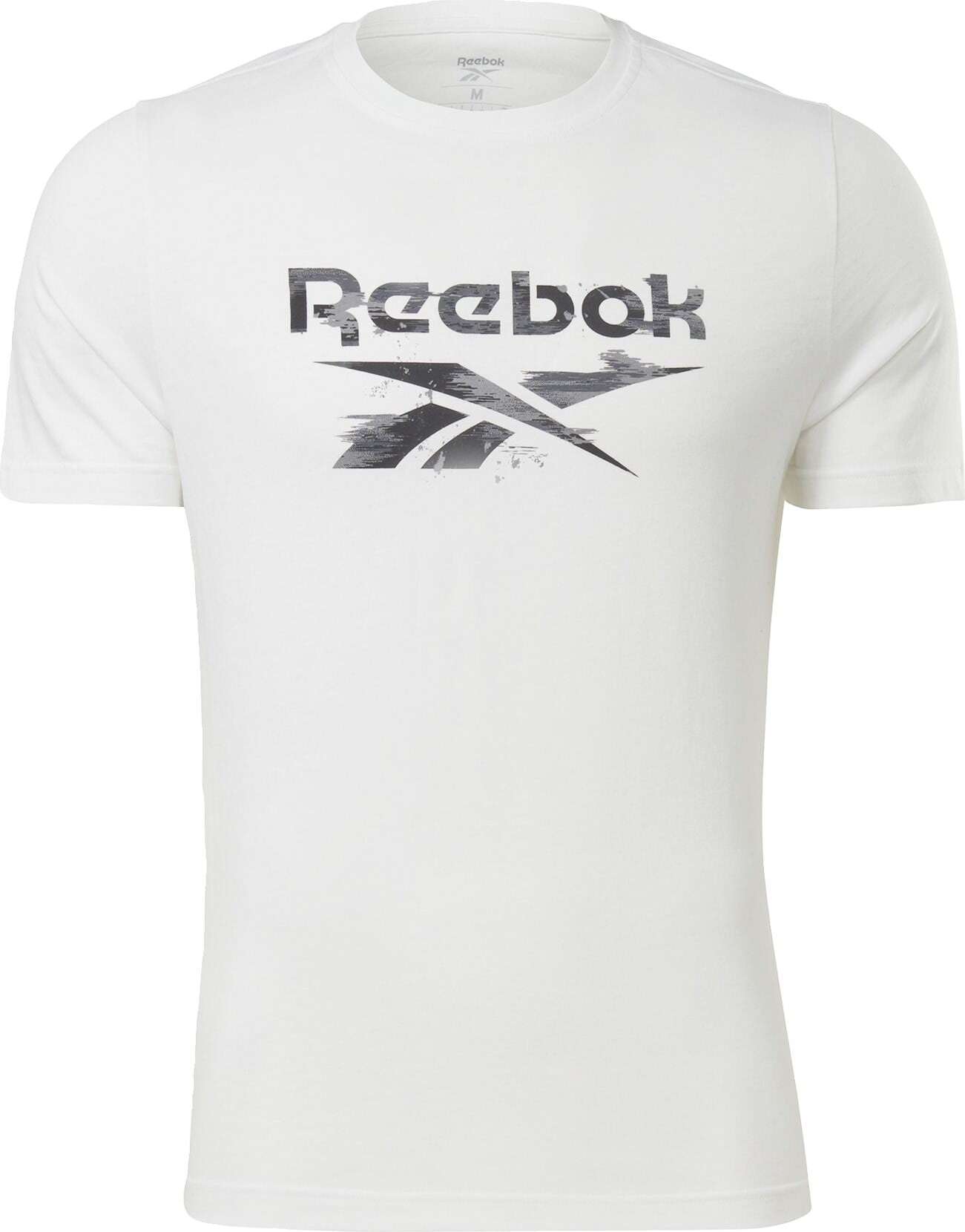 Reebok Sport Funkční tričko ' Identity Modern Camo' černá / bílá