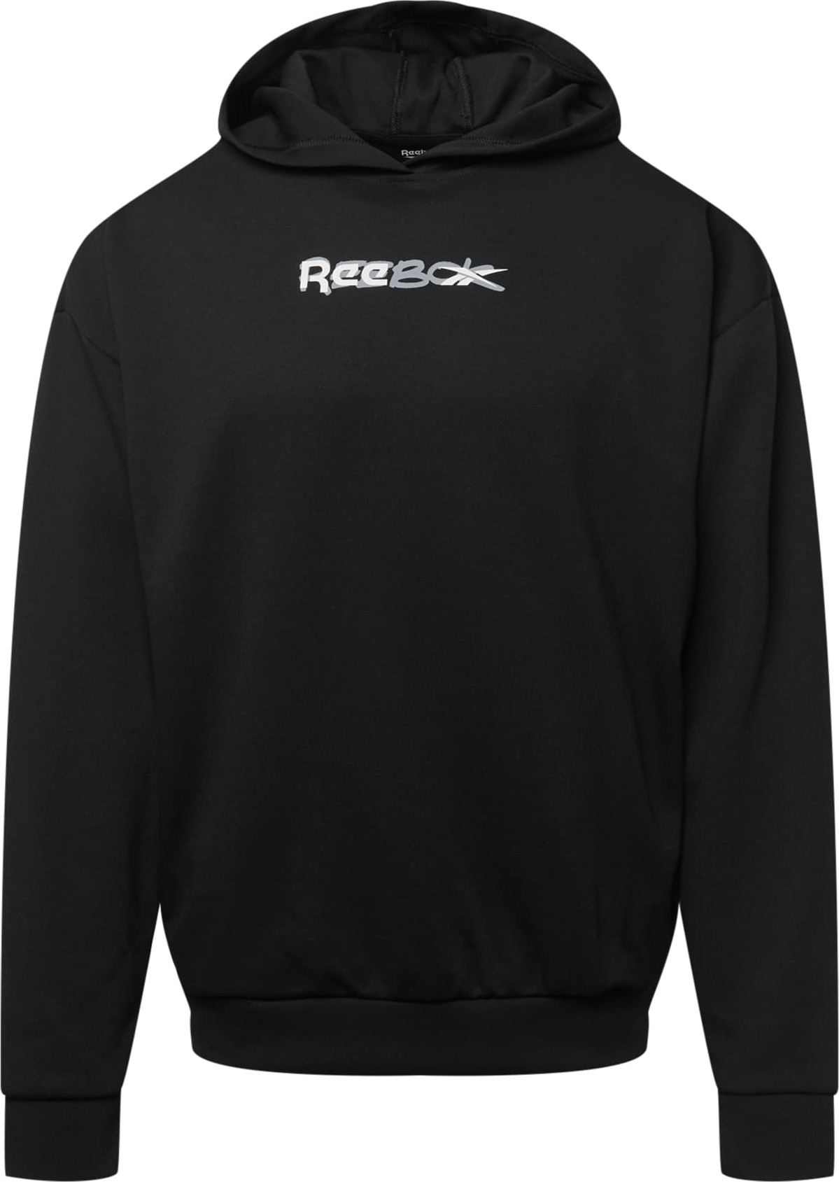 Reebok Sport Sportovní mikina černá / bílá