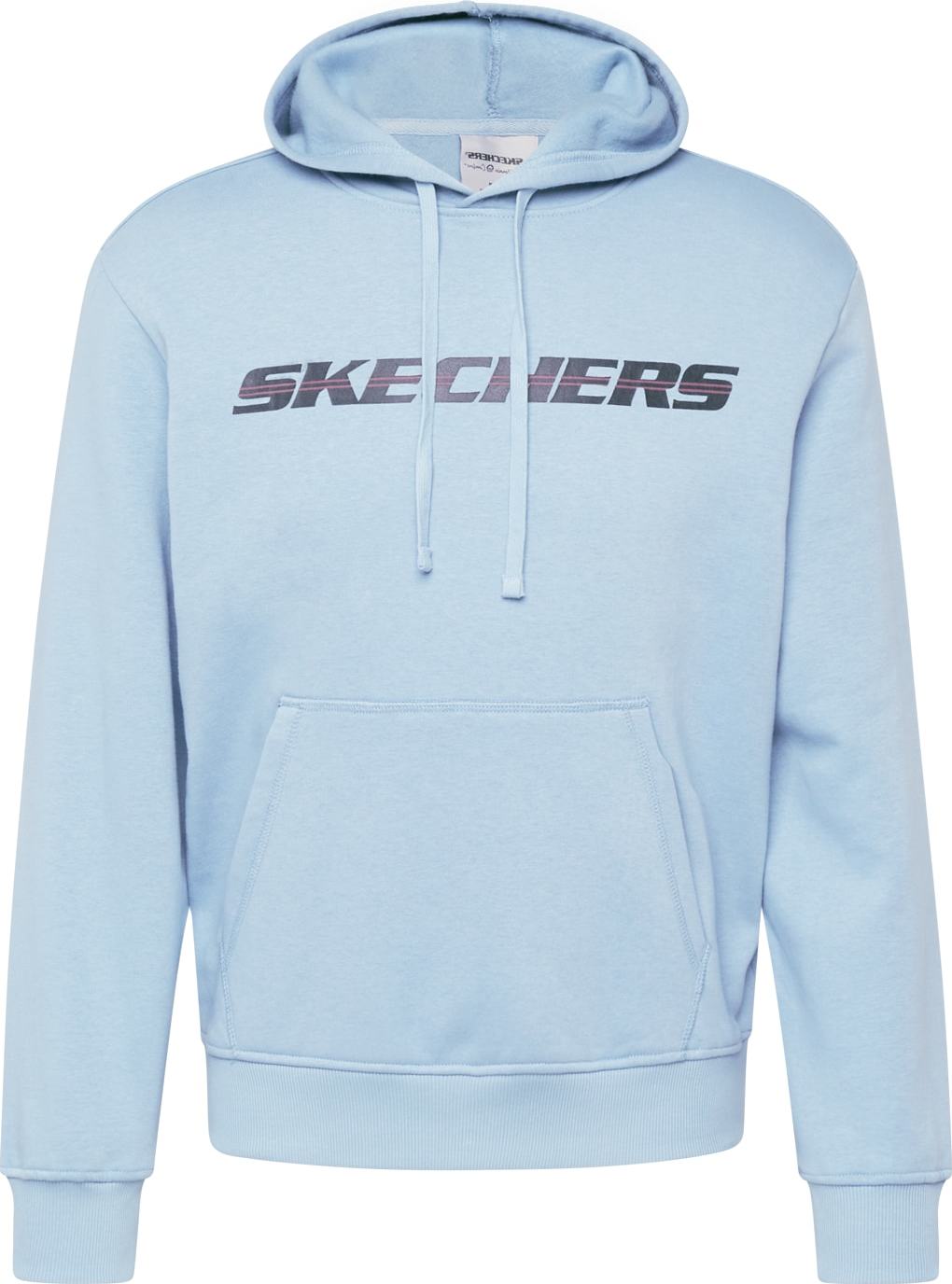 Skechers Performance Sportovní mikina světlemodrá / rezavě hnědá / černá