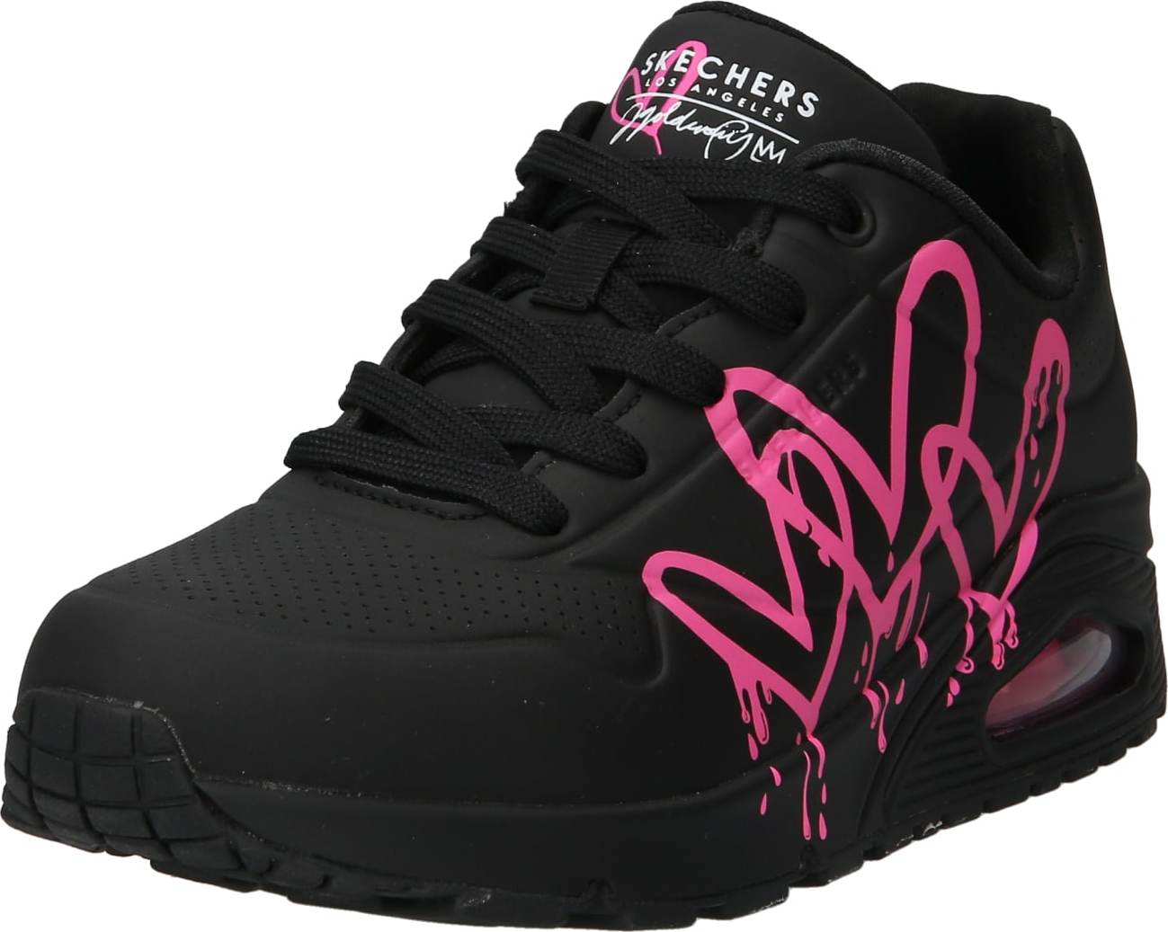 SKECHERS Tenisky pitaya / černá