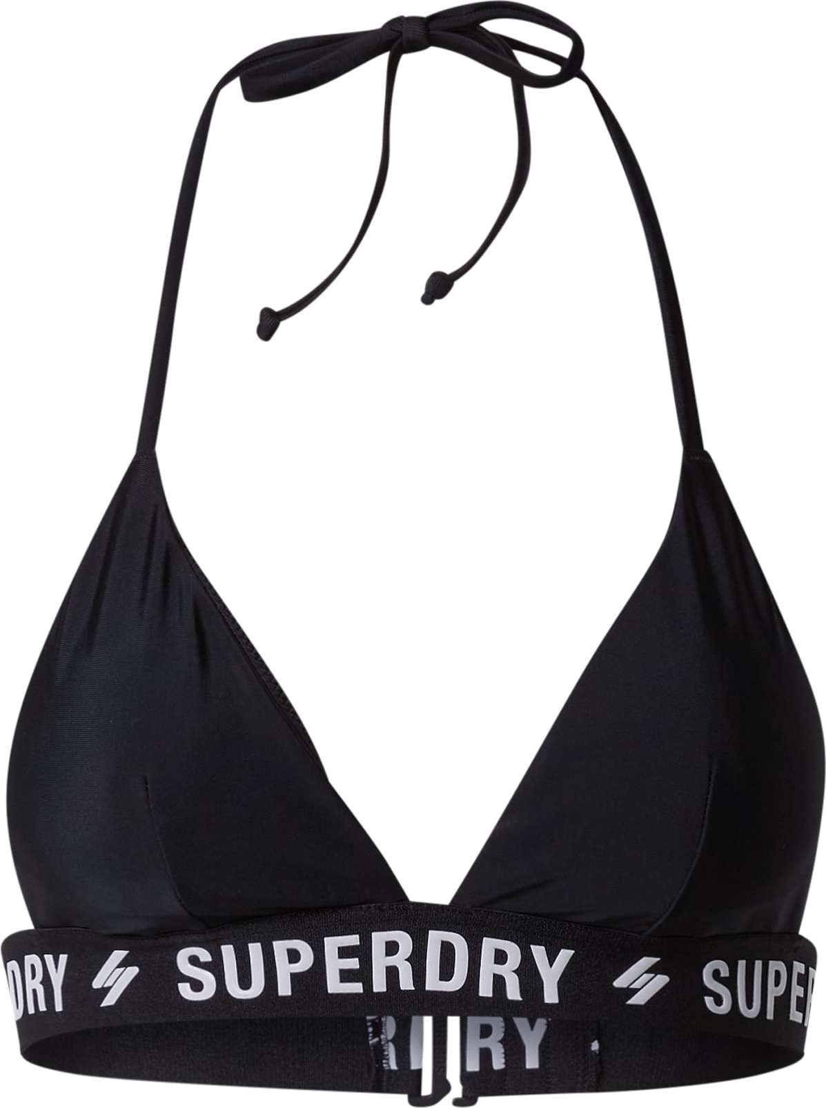 Superdry Horní díl plavek černá / bílá