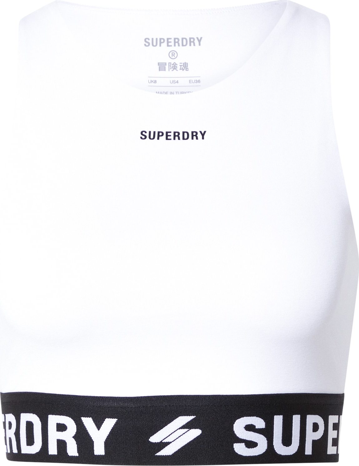 Superdry Podprsenka černá / bílá