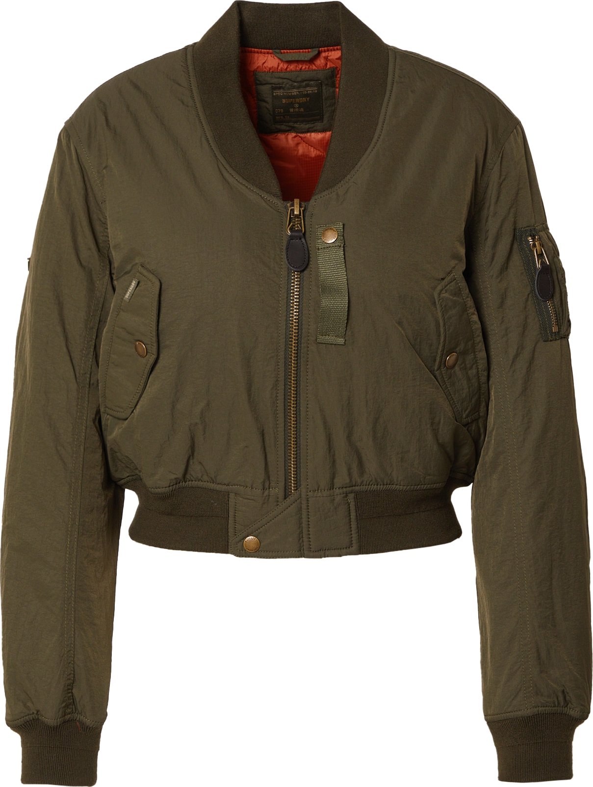 Superdry Přechodná bunda 'Military Aviator' khaki