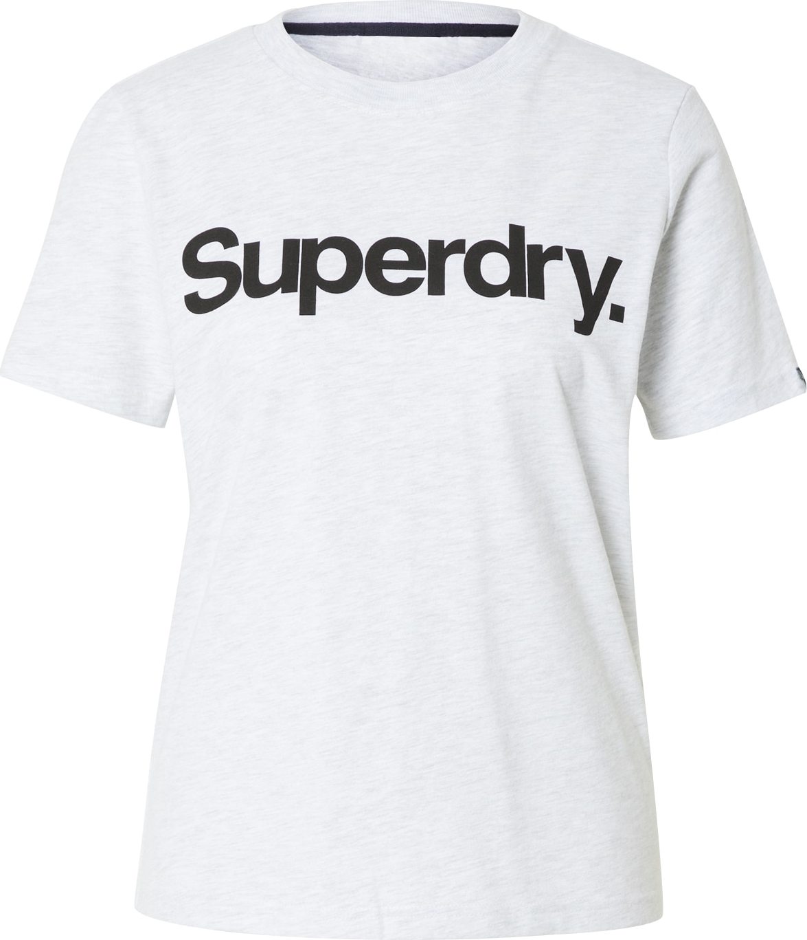 Superdry Tričko světle šedá / černá