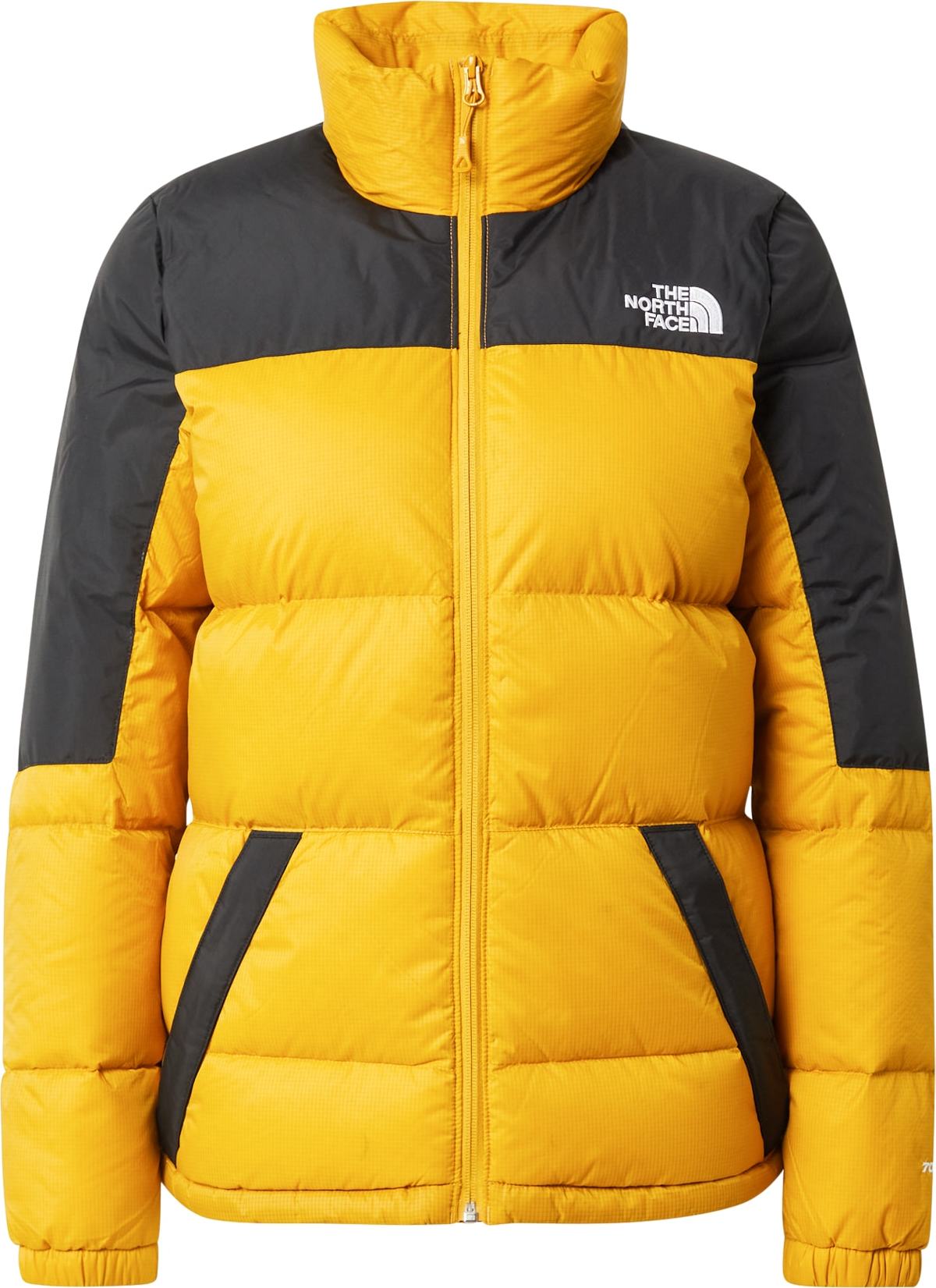 THE NORTH FACE Sportovní bunda 'Diablo' zlatě žlutá / černá / bílá