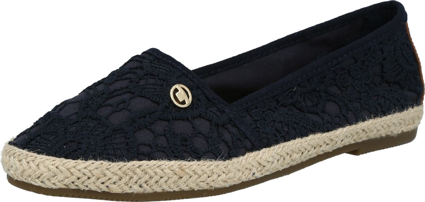 TOM TAILOR Espadrilky noční modrá