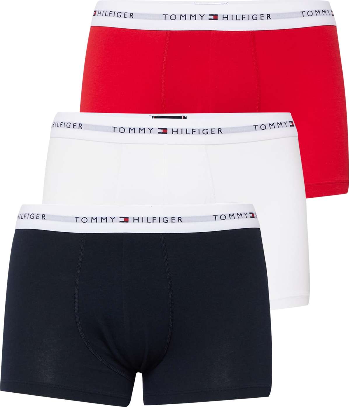 Tommy Hilfiger Underwear Boxerky marine modrá / červená / bílá / barva vaječné skořápky