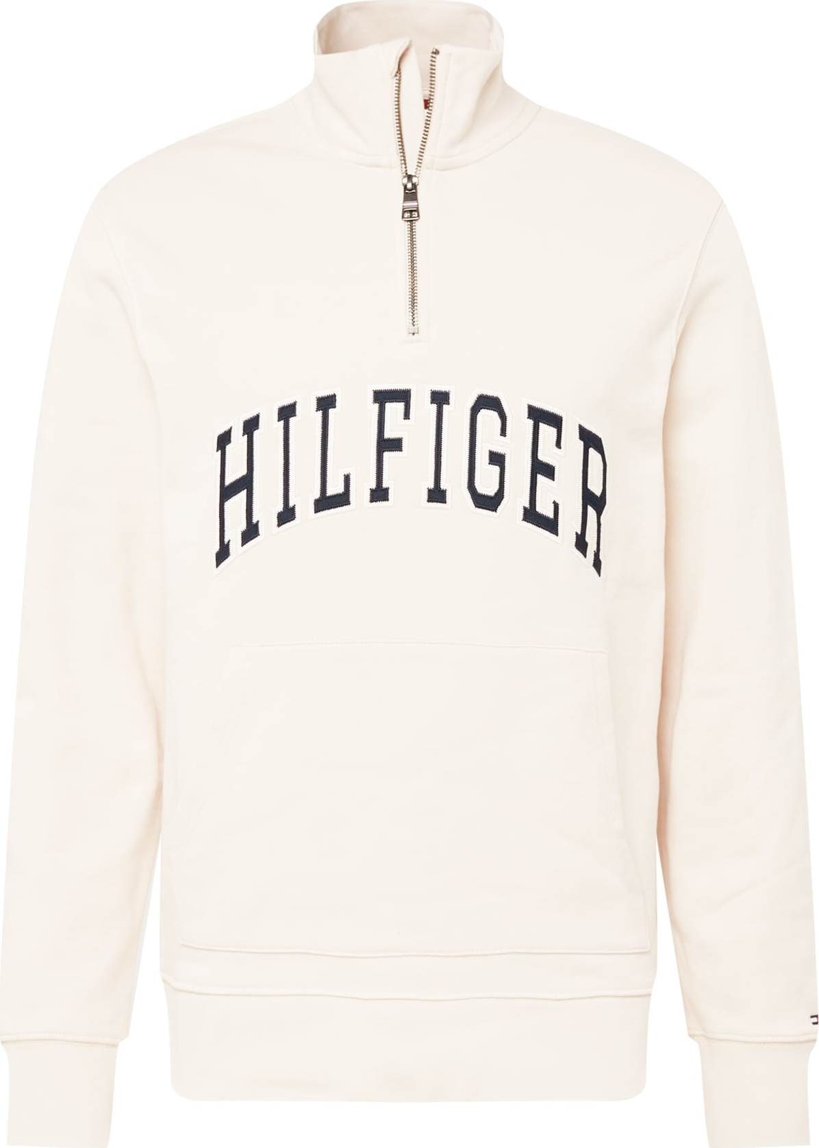 TOMMY HILFIGER Mikina černá / bílá