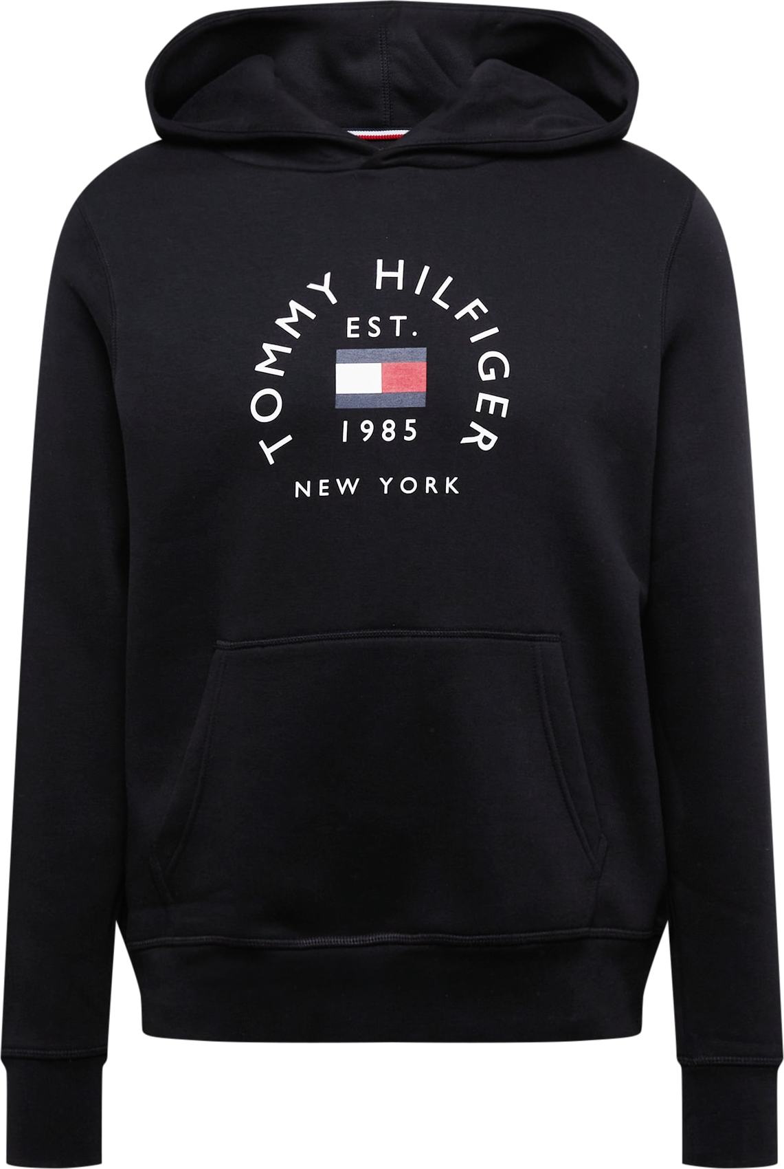 TOMMY HILFIGER Mikina marine modrá / grenadina / černá / bílá