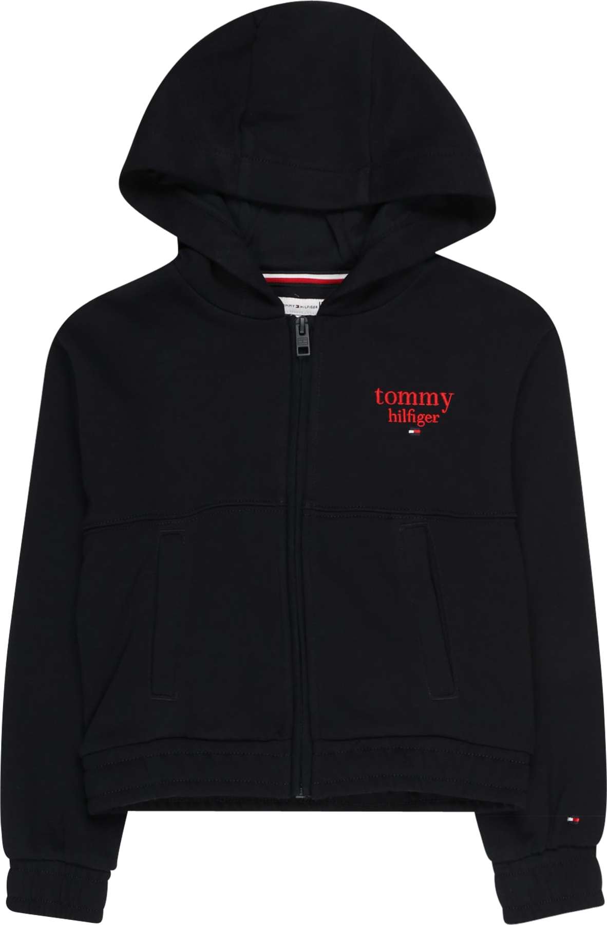 TOMMY HILFIGER Mikina námořnická modř / červená