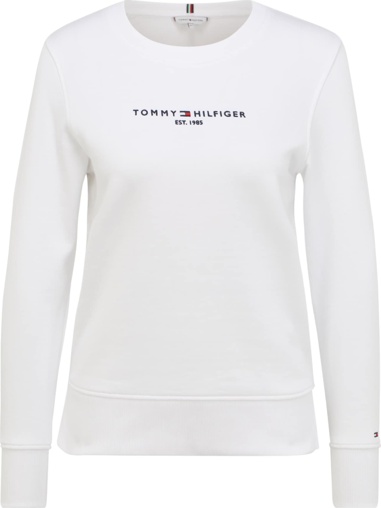 TOMMY HILFIGER Mikina námořnická modř / jasně červená / bílá