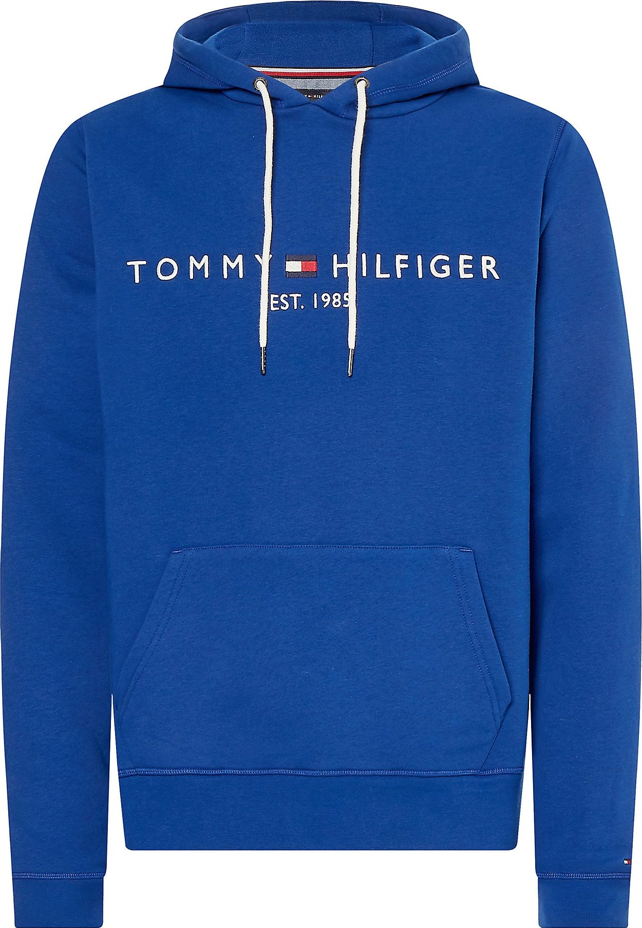 TOMMY HILFIGER Mikina námořnická modř / královská modrá / jasně červená / bílá