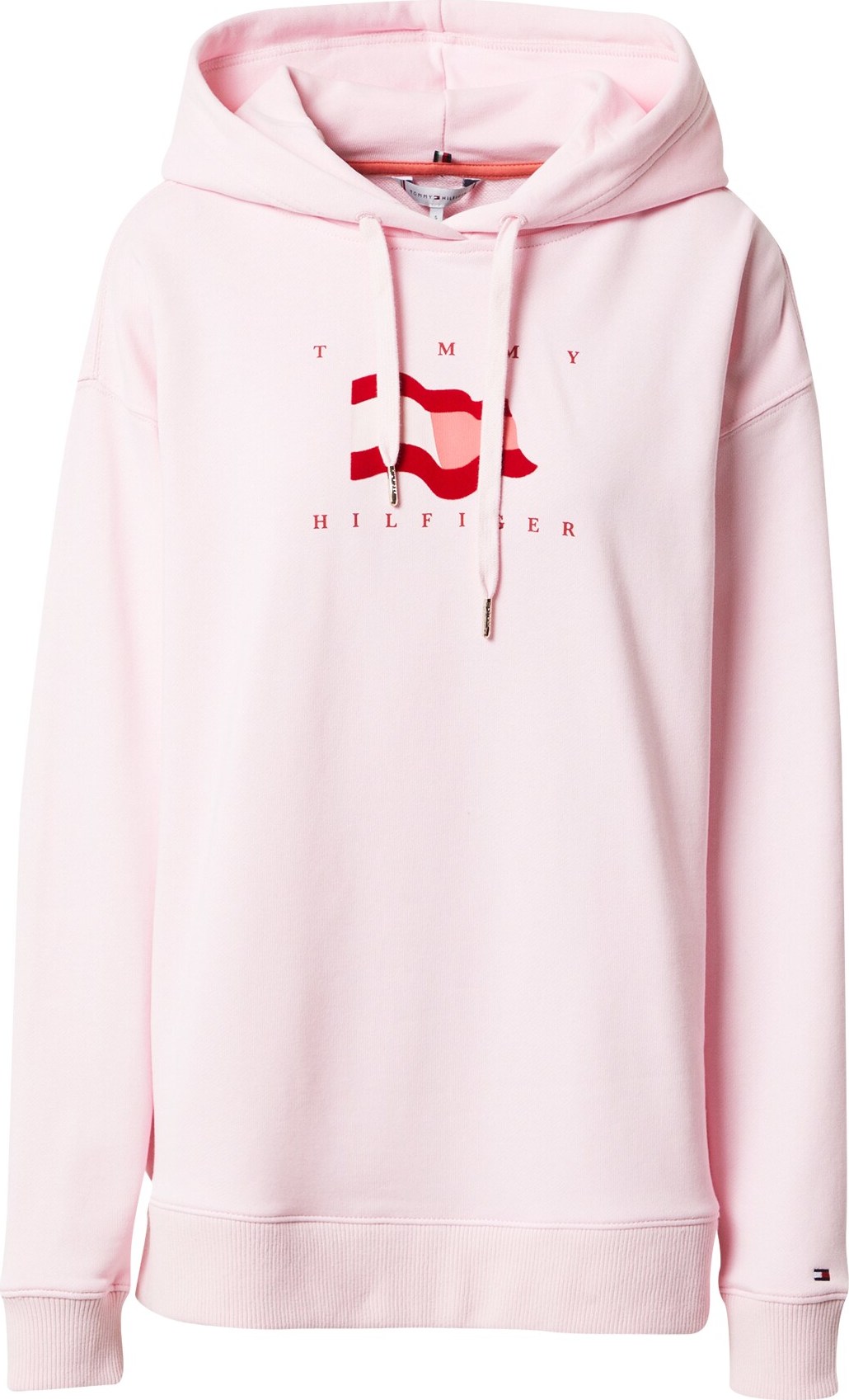 TOMMY HILFIGER Mikina růže / světle růžová / červená