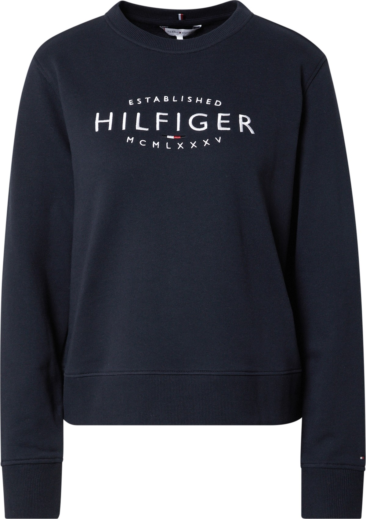 TOMMY HILFIGER Mikina tmavě modrá / červená / bílá