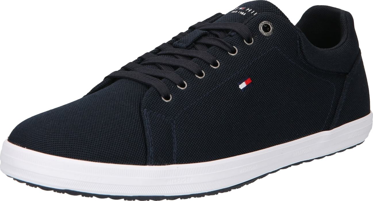 TOMMY HILFIGER Tenisky námořnická modř / červená / bílá