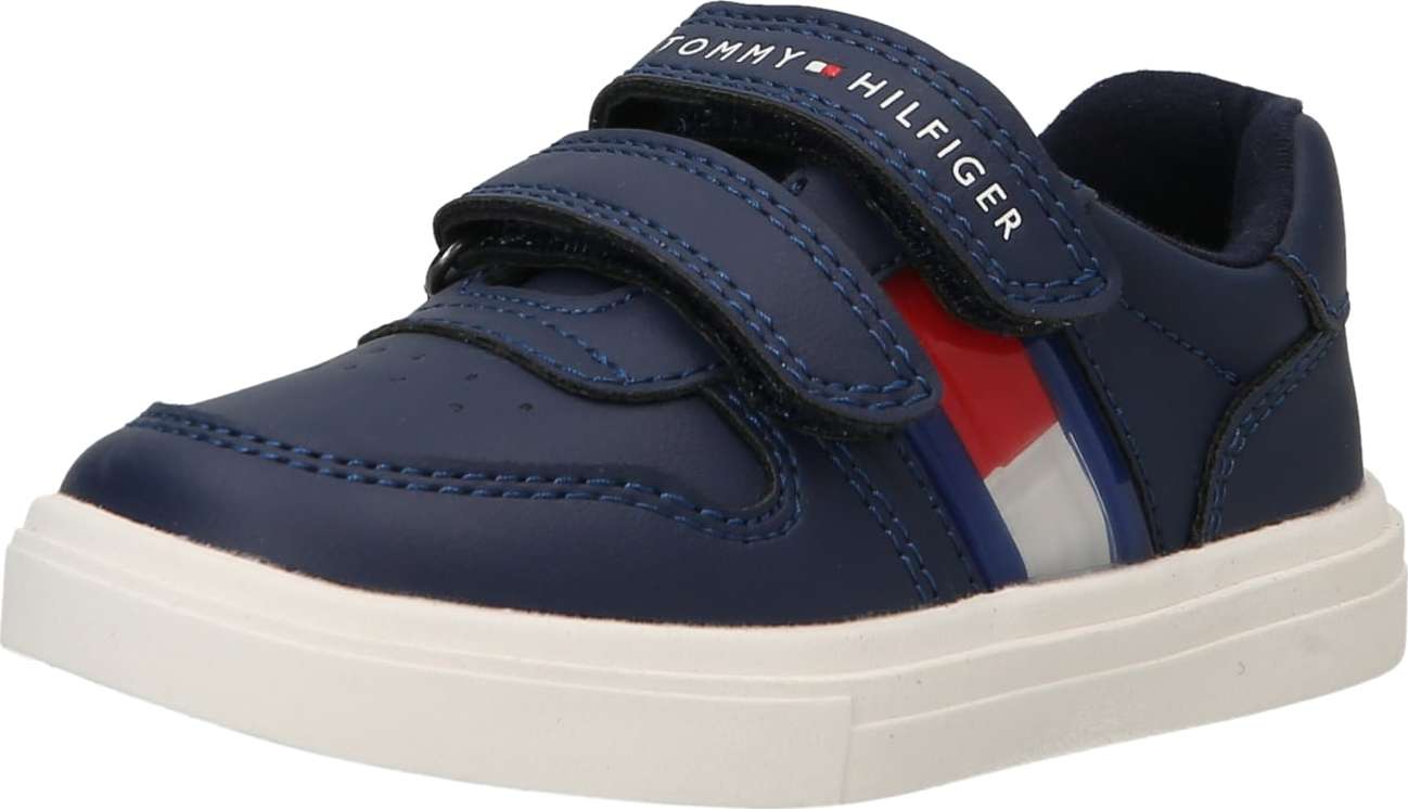 TOMMY HILFIGER Tenisky námořnická modř / červená / bílá