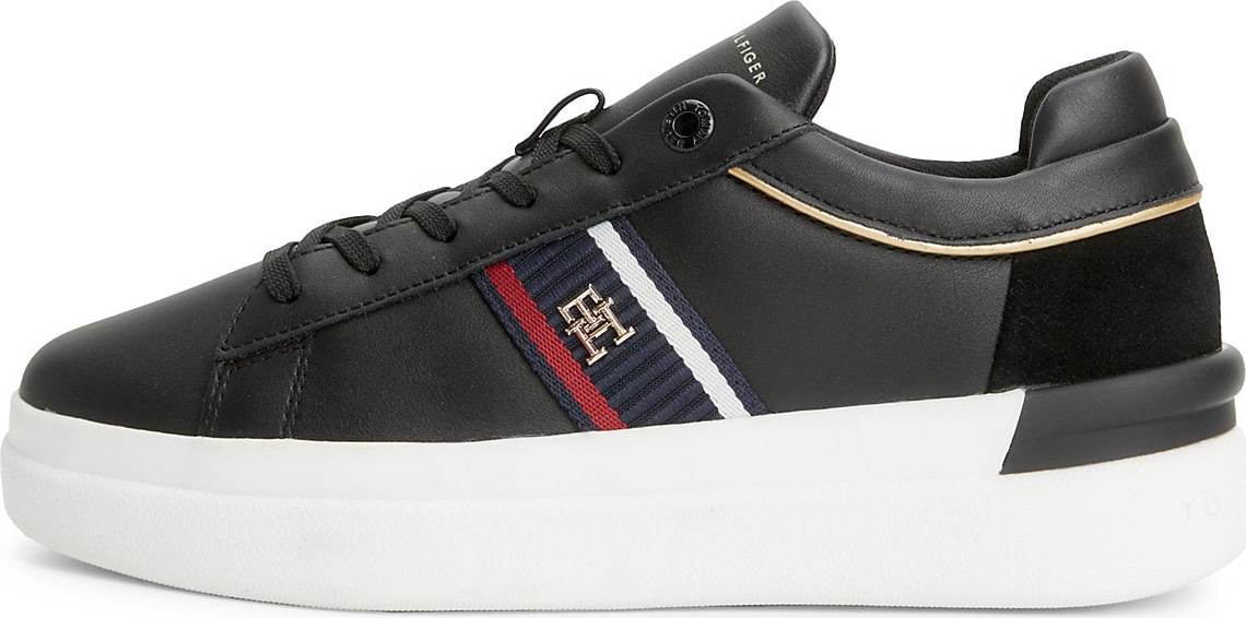 TOMMY HILFIGER Tenisky námořnická modř / červená / černá / bílá