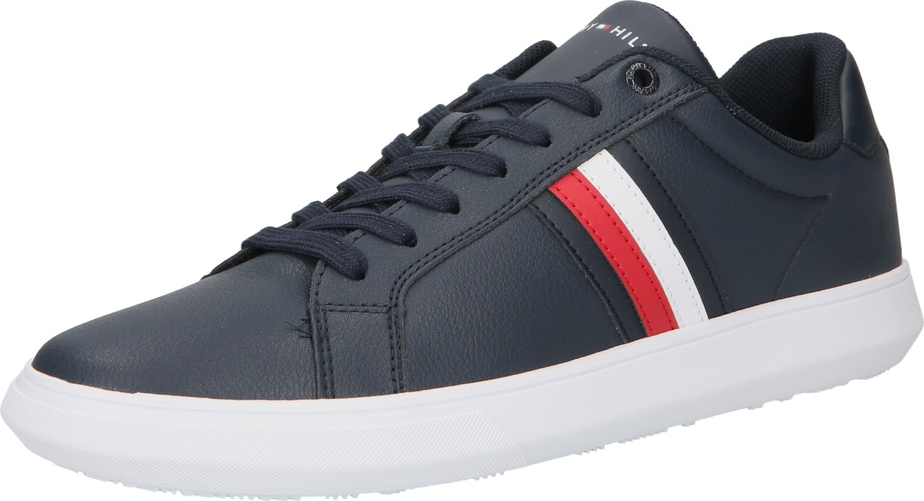 TOMMY HILFIGER Tenisky tmavě modrá / červená / bílá