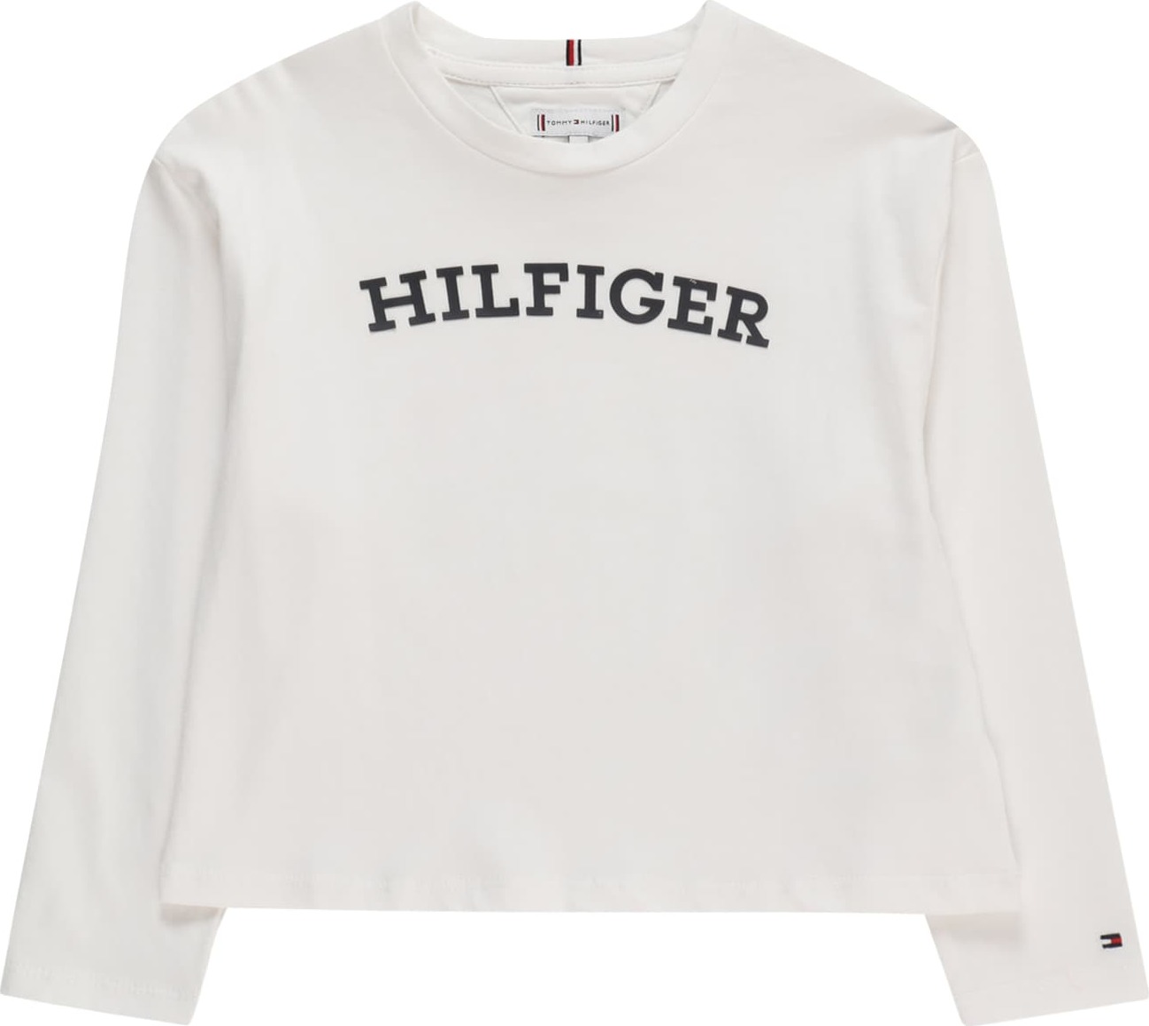 TOMMY HILFIGER Tričko námořnická modř / červená / černá / bílá