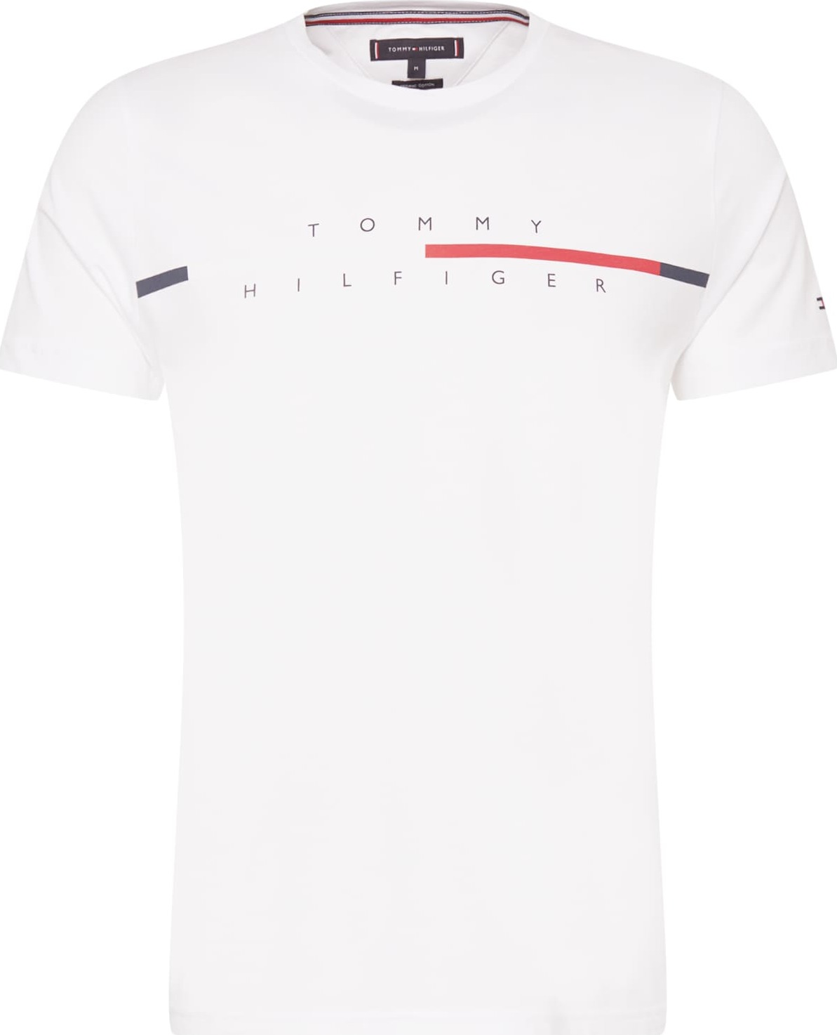 TOMMY HILFIGER Tričko námořnická modř / ohnivá červená / bílá