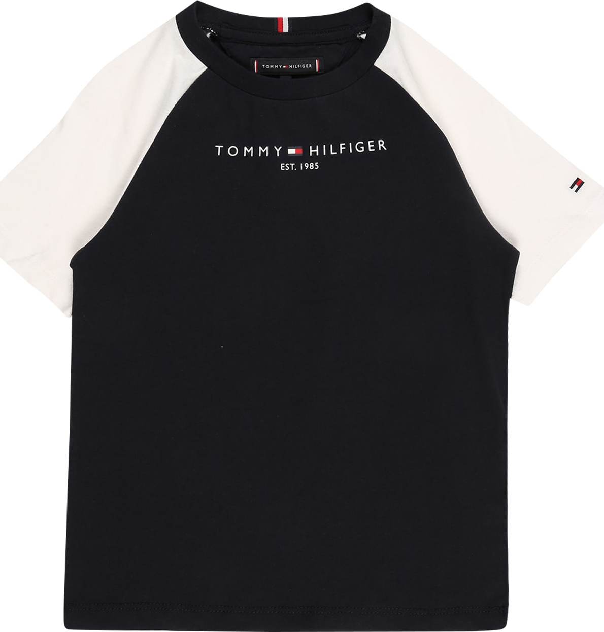 TOMMY HILFIGER Tričko noční modrá / ohnivá červená / bílá