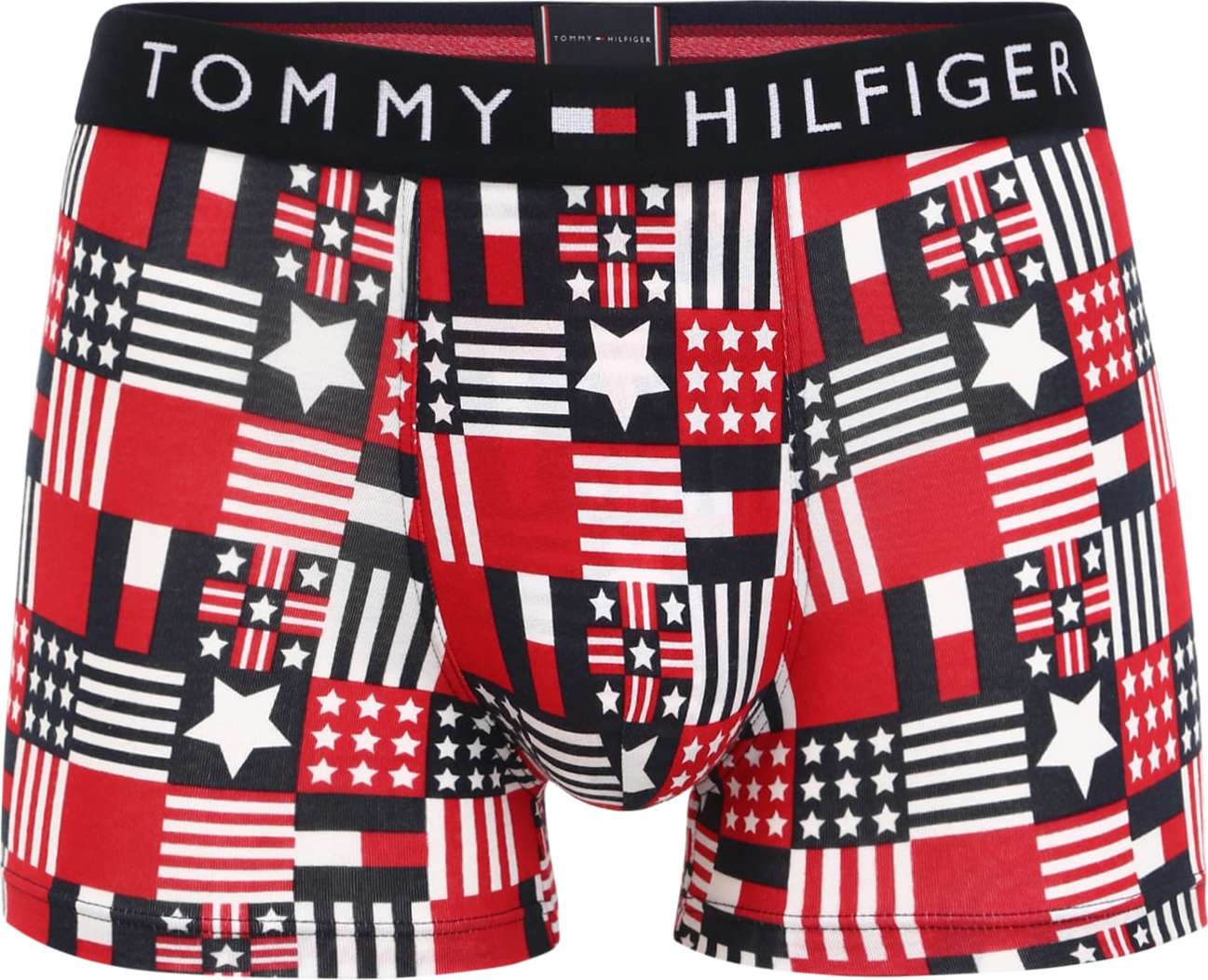 Tommy Hilfiger Underwear Boxerky ohnivá červená / černá / bílá