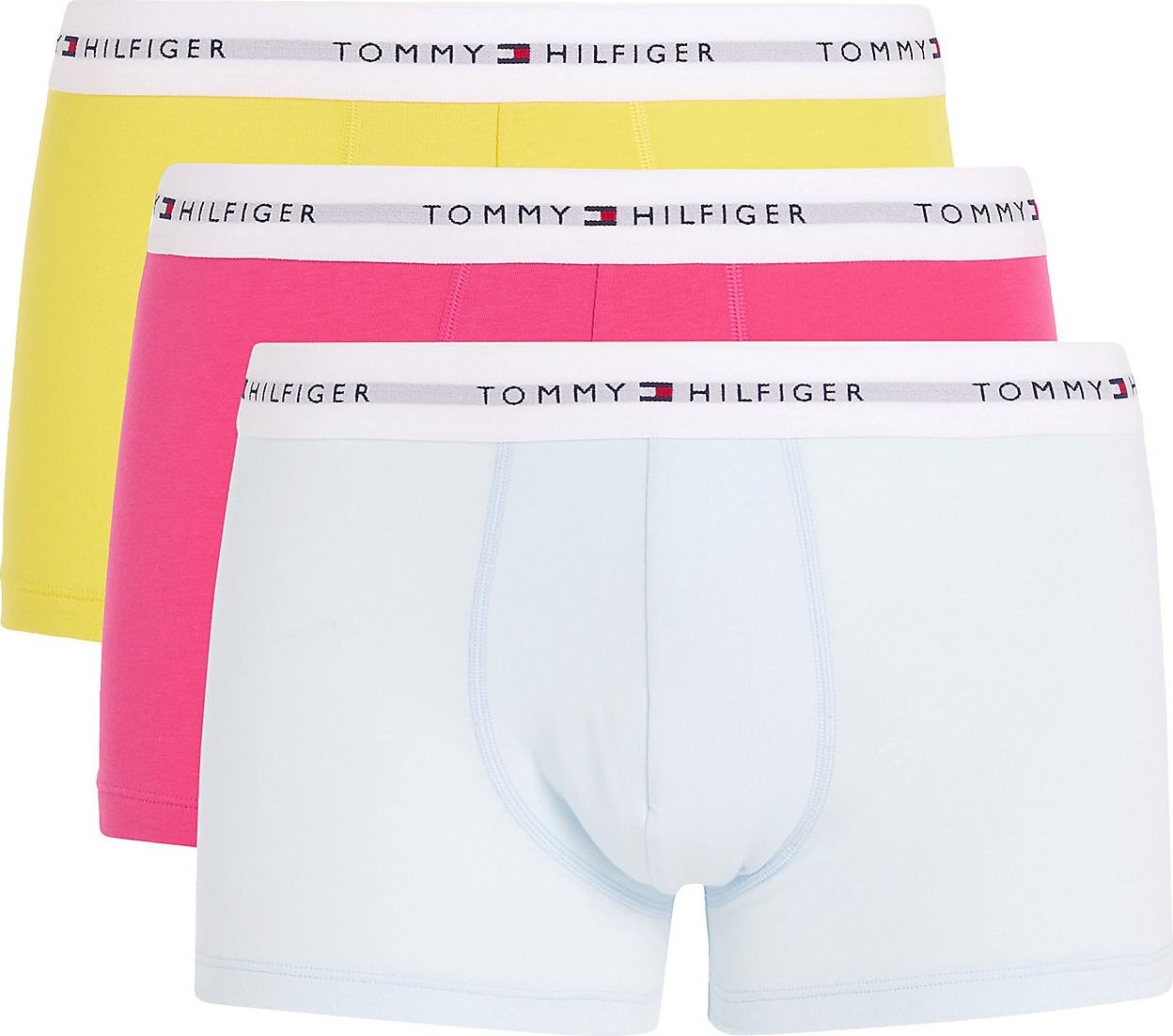 Tommy Hilfiger Underwear Boxerky žlutá / pink / bílá