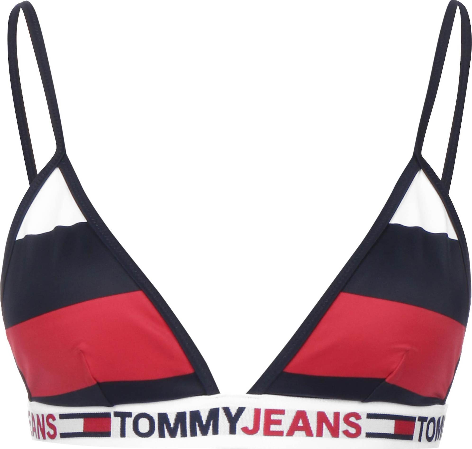 Tommy Hilfiger Underwear Horní díl plavek tmavě modrá / červená / bílá