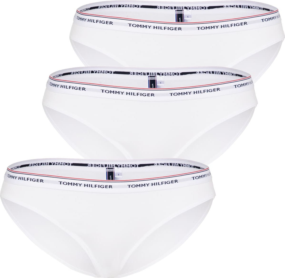 Tommy Hilfiger Underwear Kalhotky 'Lara' červená / černá / bílá