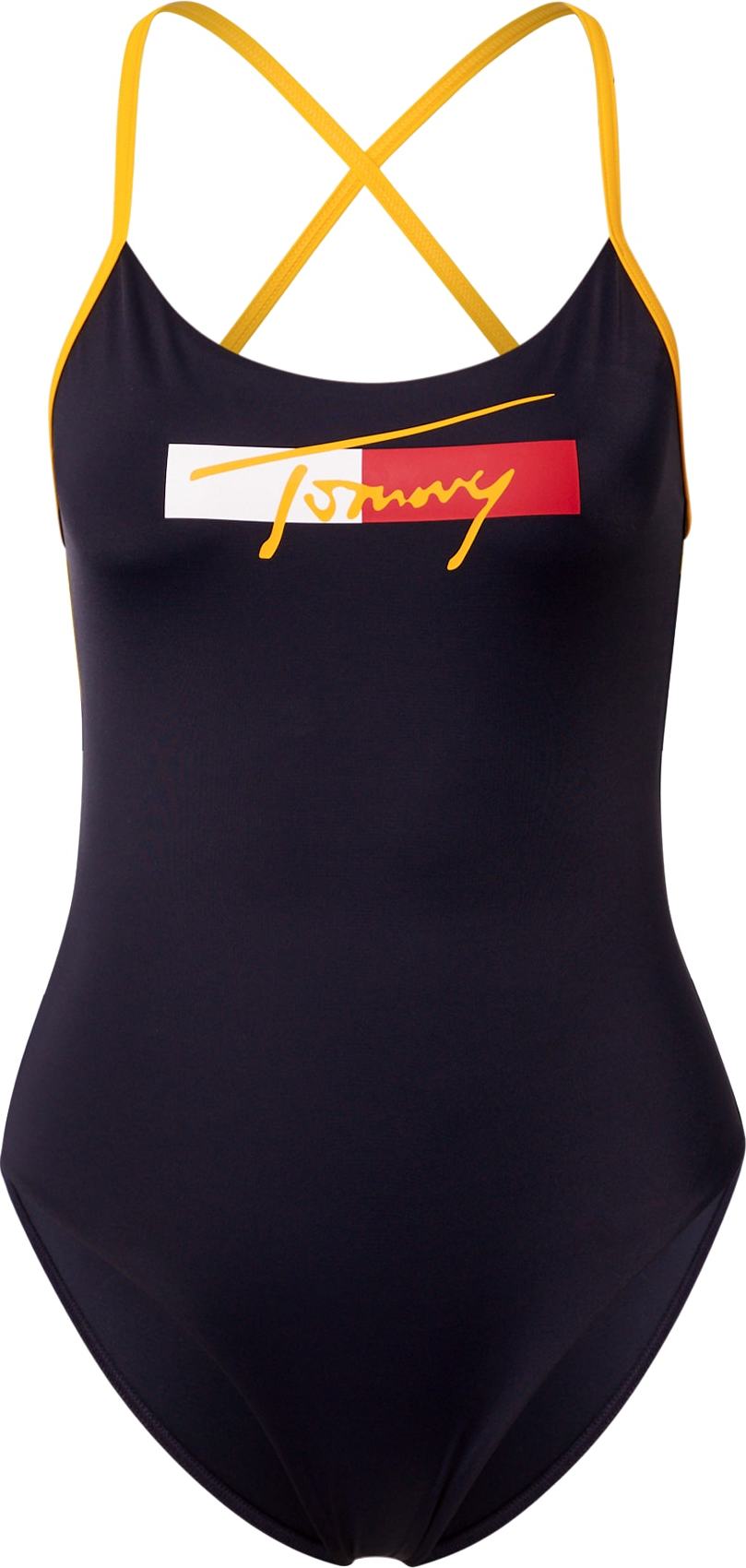 Tommy Hilfiger Underwear Plavky 'CHEEKY' marine modrá / žlutá / červená / bílá
