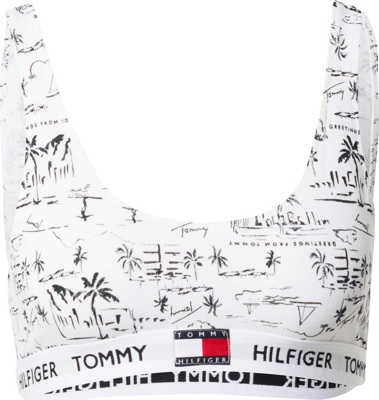 Tommy Hilfiger Underwear Podprsenka námořnická modř / červená / černá / bílá