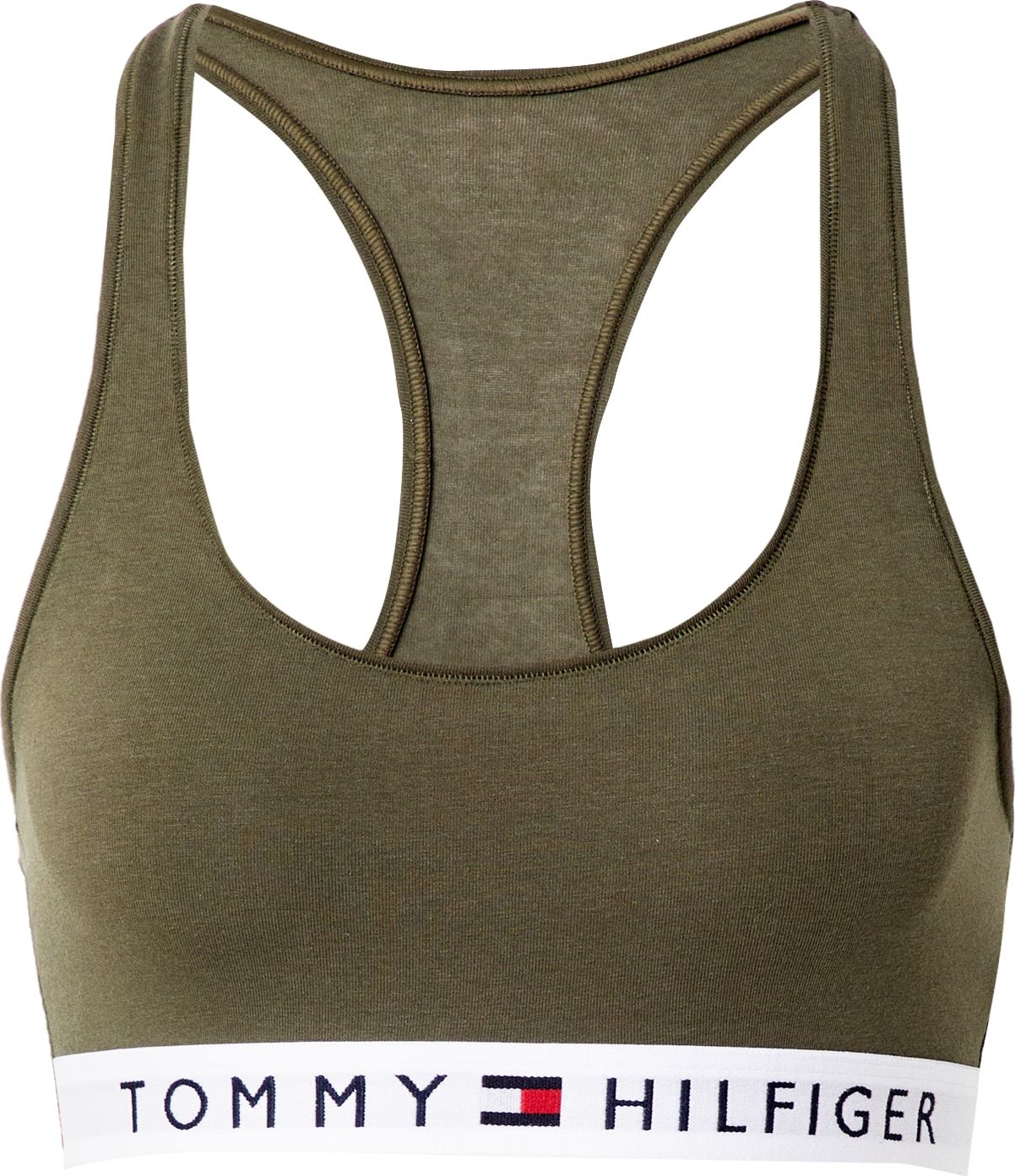 Tommy Hilfiger Underwear Podprsenka noční modrá / khaki / červená / bílá