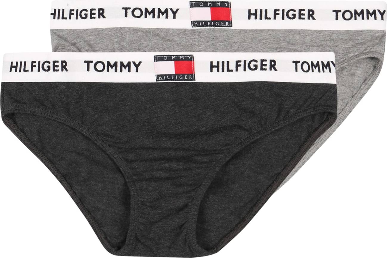 Tommy Hilfiger Underwear Spodní prádlo světle šedá / tmavě šedá / červená / bílá