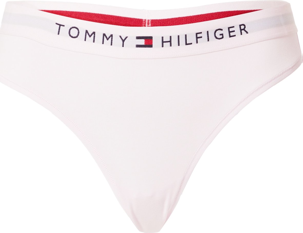 Tommy Hilfiger Underwear Tanga námořnická modř / pastelově růžová / červená / bílá