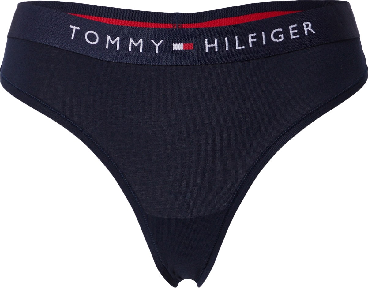 Tommy Hilfiger Underwear Tanga noční modrá / červená / bílá