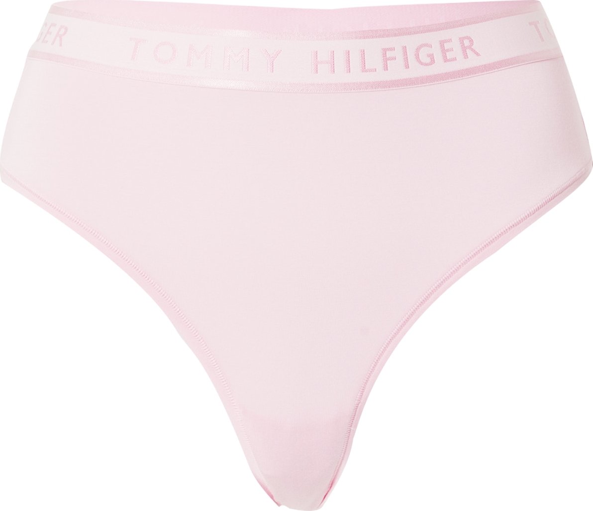 Tommy Hilfiger Underwear Tanga pastelově růžová