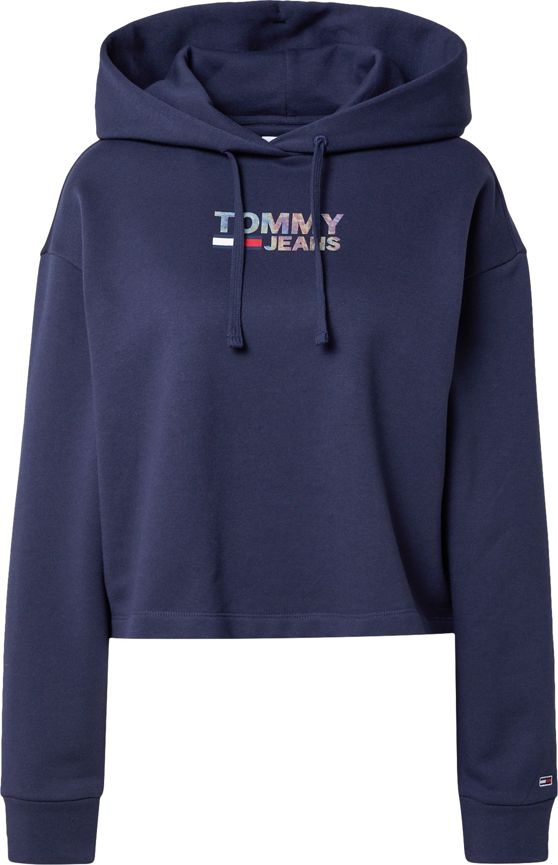 Tommy Jeans Mikina modrá / červená / bílá