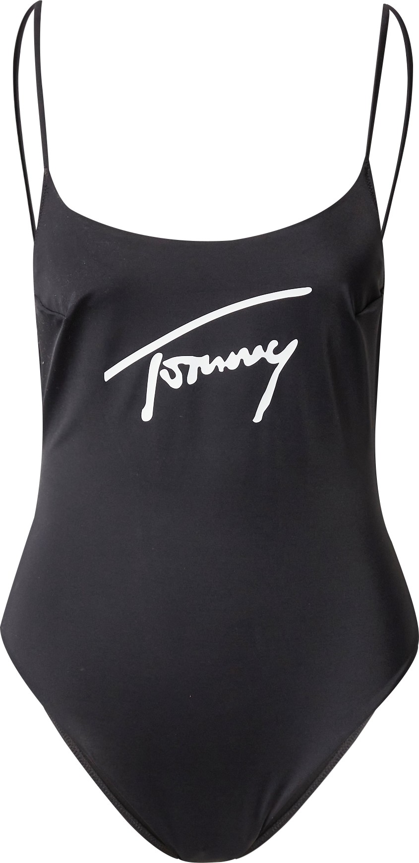 Tommy Jeans Plavky 'Signature' černá / bílá