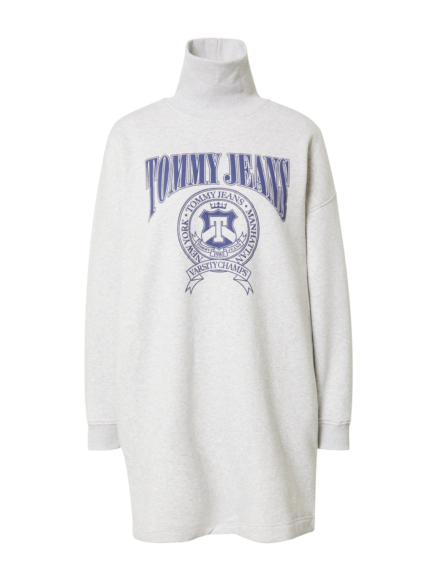 Tommy Jeans Šaty marine modrá / šedý melír