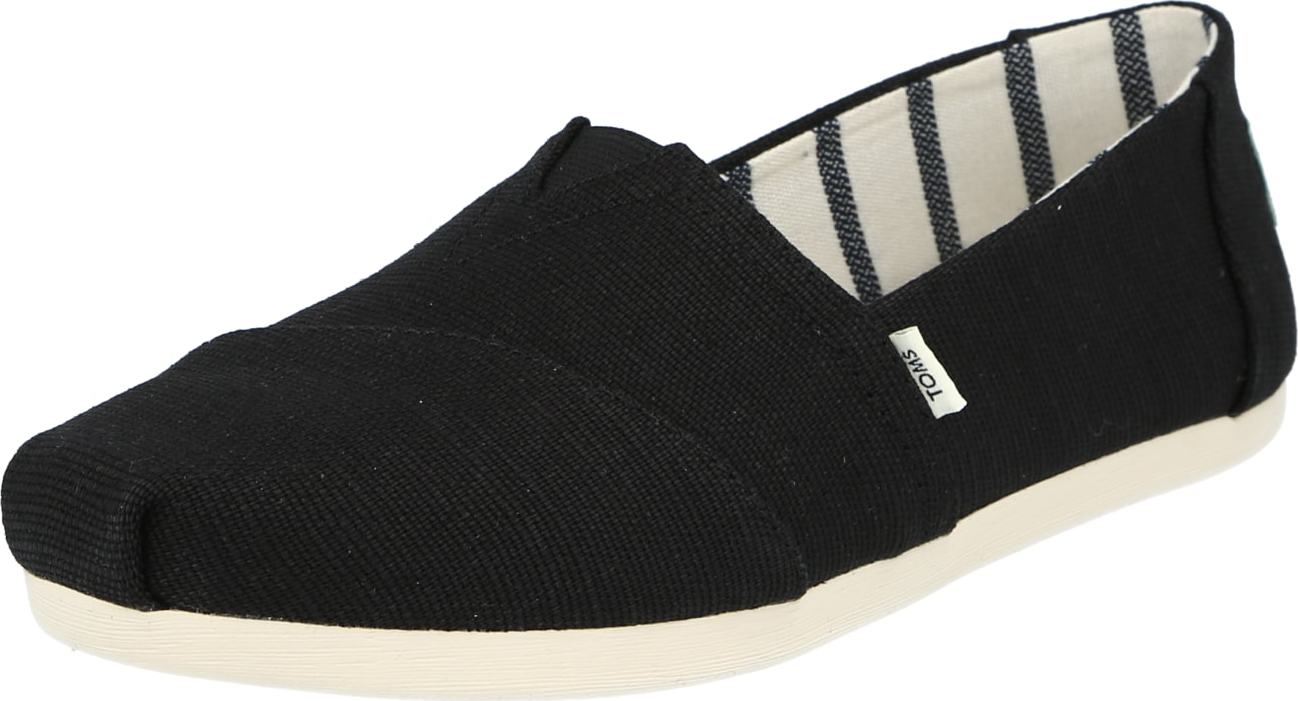 TOMS Espadrilky 'ALPARGATA' černá