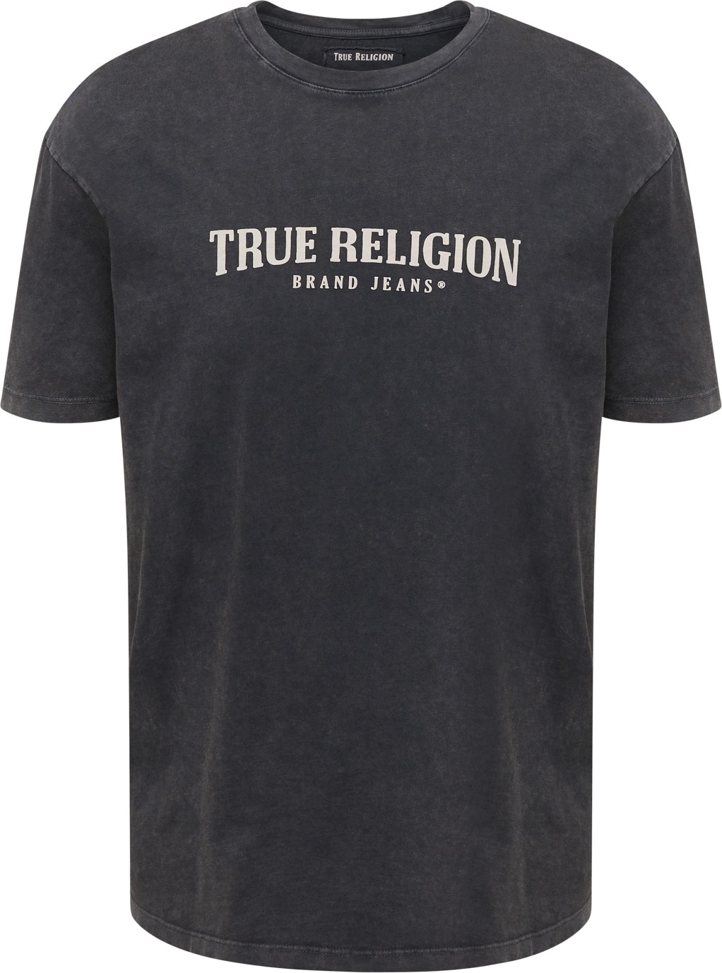 True Religion Tričko černá džínovina / bílá