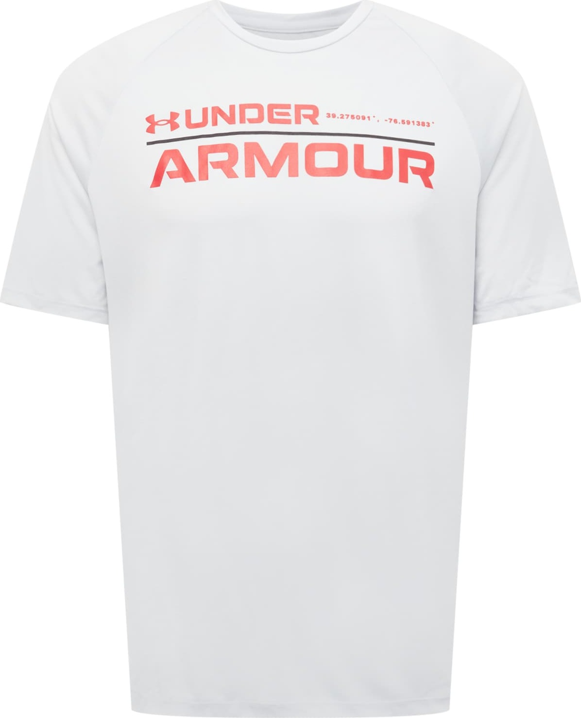 UNDER ARMOUR Funkční tričko světle šedá / melounová / černá