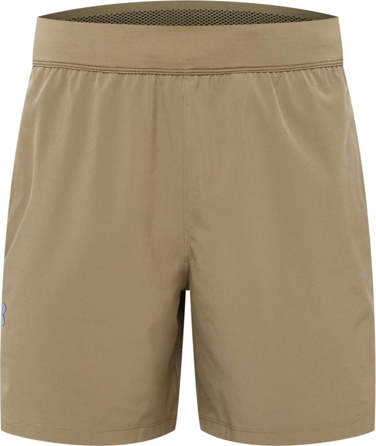 UNDER ARMOUR Sportovní kalhoty khaki / černá